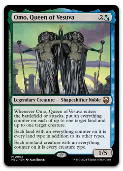 Omo, Queen of Vesuva #2 (NM) Modern Horizons 3 M3C Magic MTG - Image 1