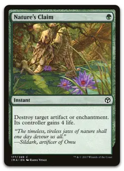 Nature's Claim #177 (LP) Iconic Masters IMA Magic MTG - Image 1