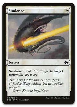 Sunlance #26 (NM) Elspeth vs Kiora DDO Magic MTG - Image 1