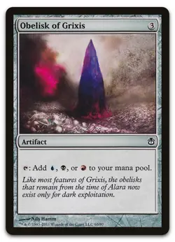 Obelisk of Grixis #60 (NM) Duel Decks: Ajani vs. Nicol Bolas DDH Magic MTG - Image 1