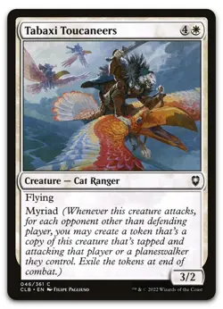 Tabaxi Toucaneers #46 (NM) Baldur's Gate CLB Magic MTG - Image 1