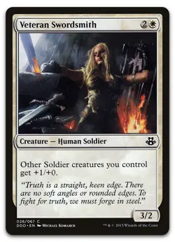 Veteran Swordsmith #28 (NM) Elspeth vs Kiora DDO Magic MTG - Image 1