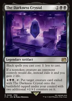MTG RARE REGULAR - THE DARKNESS CRYSTAL 0096 (FIN) FINAL FANTASY - Image 1