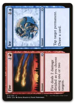 Fire // Ice #215 (NM) Dominaria Remastered DMR Magic MTG - Image 1