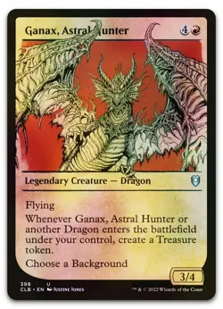 Ganax, Astral Hunter (Showcase) #398 (Foil) (NM) Baldur's Gate CLB Magic MTG - Image 1