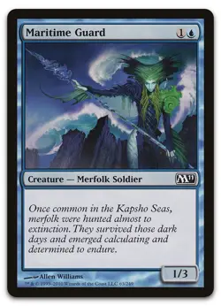 Maritime Guard #63 (NM) Magic 2011 M11 Magic MTG - Image 1
