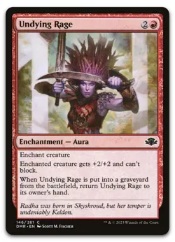 Undying Rage #146 (NM) Dominaria Remastered DMR Magic MTG - Image 1