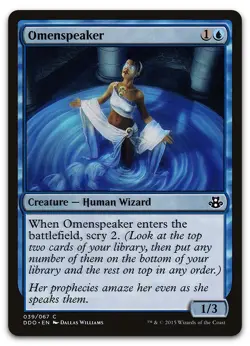 Omenspeaker #39 (NM) Elspeth vs Kiora DDO Magic MTG - Image 1