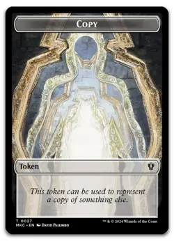 Copy // Zombie Double-Sided Token #27 // 11 NM Murders Karlov Manor Magic MTG - Image 1