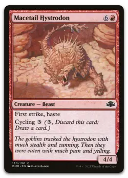 Macetail Hystrodon #130 (NM) Dominaria Remastered DMR Magic MTG - Image 1