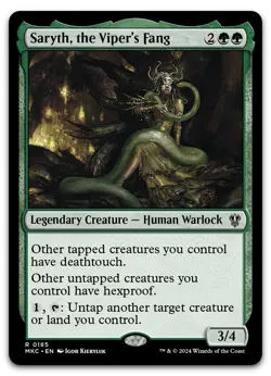 Saryth, the Viper's Fang #185 (NM) Murders Karlov Manor MKC Magic MTG - Image 1