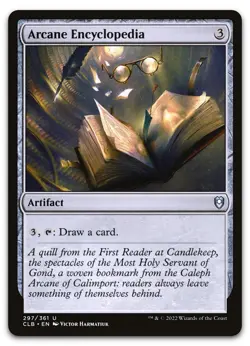 Arcane Encyclopedia #297 (NM) Baldur's Gate CLB Magic MTG - Image 1