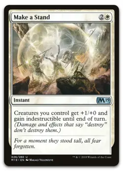 Make a Stand #26 (NM) Core Set 2019 M19 Magic MTG - Image 1