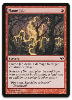 Flame Jab #53 (LP) Eventide EVE Magic MTG - Image 1