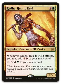 Radha, Heir to Keld #53 (NM) Mind vs Might DDS Magic MTG - Image 1