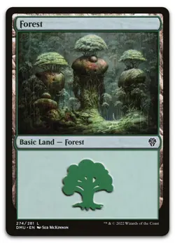 Forest (274) #274 (NM) Dominaria United DMU Magic MTG - Image 1