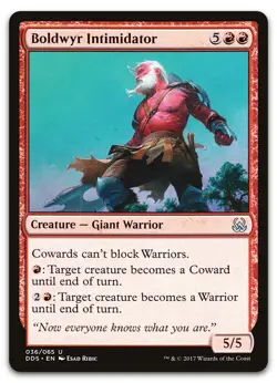 Boldwyr Intimidator #36 (NM) Mind vs Might DDS Magic MTG - Image 1