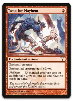 Taste for Mayhem #75 (LP) Dissension DIS Magic MTG - Image 1