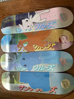 Santa Cruz X Pokemon Skate Boards Lot Of 4. Charizard, Squirtle, Snorlax, Mew - Image 3