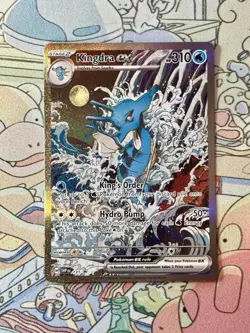TCG Pokemon English Kingdra ex 131 Sv: Scarlet & Violet Promo Cards Holo NM - Image 1