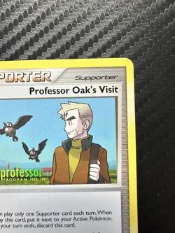 Pokemon TCG Secret Wonders Professor Oak’s Visit 122/132 Professor Program Stamp - Image 3
