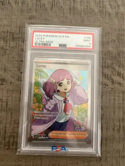 PSA 9 2024 POKEMON SCR EN-STELLAR CROWN ULTRA RARE #166LACEY - Image 1