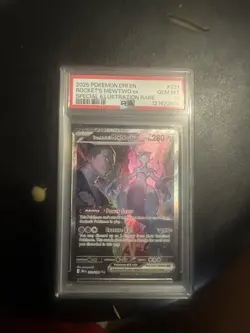 Team Rockets Mewtwo ex 231/182 SIR psa 10 Destined Rivals Pokemon - Image 1