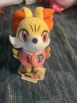 2025 Pokemon World Championships Fennekin Plushie Anaheim Worlds Exclusive Plush - Image 1