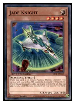 Yugioh Jade Knight #SBCB-EN069 Speed Duel: Battle City Box LP - Image 1