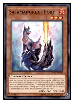 Yugioh Salamangreat Foxy #SOFU-EN003 Soul Fusion LP - Image 1