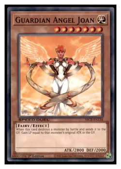 Yugioh Guardian Angel Joan #SBCB-EN134 Speed Duel: Battle City Box LP - Image 1