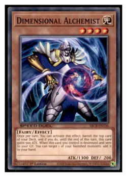 Yugioh Dimensional Alchemist #SBCB-EN136 Speed Duel: Battle City Box LP - Image 1