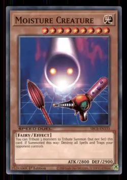 Yugioh Moisture Creature #SBCB-EN133 Speed Duel: Battle City Box LP - Image 1