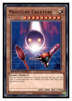 Yugioh Moisture Creature #SBCB-EN133 Speed Duel: Battle City Box LP - Image 1