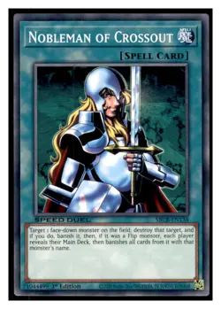 Yugioh Nobleman of Crossout #SBCB-EN138 Speed Duel: Battle City Box LP - Image 1