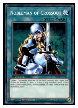 Yugioh Nobleman of Crossout #SBCB-EN138 Speed Duel: Battle City Box LP - Image 1