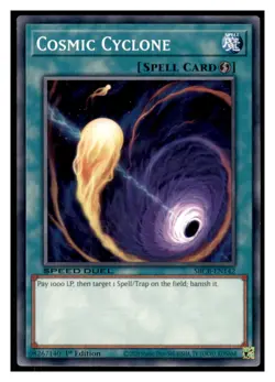 Yugioh Cosmic Cyclone #SBCB-EN142 Speed Duel: Battle City Box LP - Image 1