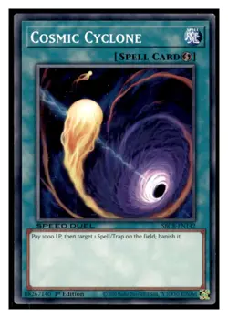Yugioh Cosmic Cyclone #SBCB-EN142 Speed Duel: Battle City Box LP - Image 1