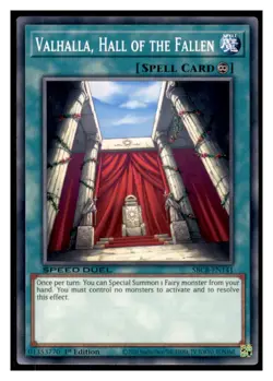 Yugioh Valhalla, Hall of the Fallen #SBCB-EN141 Speed Duel: Battle City Box LP - Image 1