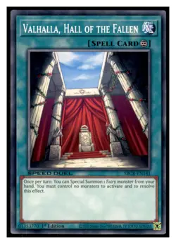 Yugioh Valhalla, Hall of the Fallen #SBCB-EN141 Speed Duel: Battle City Box LP - Image 1