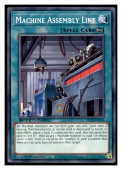 Yugioh Machine Assembly Line #SBCB-EN076 Speed Duel: Battle City Box LP - Image 1