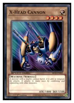 Yugioh X-Head Cannon #SBCB-EN063 Speed Duel: Battle City Box LP - Image 1