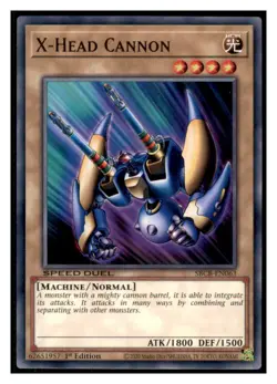 Yugioh X-Head Cannon #SBCB-EN063 Speed Duel: Battle City Box LP - Image 1