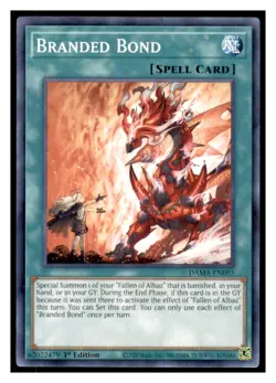 Yugioh Branded Bond #DAMA-EN055 Dawn of Majesty LP - Image 1