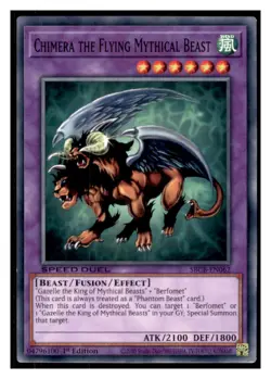 Yugioh Chimera the Flying Mythical Beast #SBCB-EN062 LP - Image 1