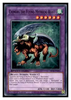 Yugioh Chimera the Flying Mythical Beast #SBCB-EN062 LP - Image 1