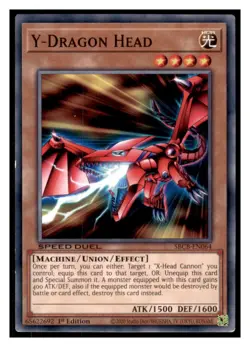 Yugioh Y-Dragon Head #SBCB-EN064 Speed Duel: Battle City Box LP - Image 1