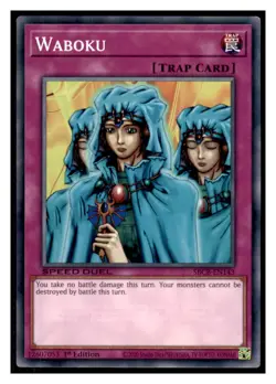 Yugioh Waboku #SBCB-EN143 Speed Duel: Battle City Box LP - Image 1