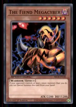 Yugioh The Fiend Megacyber #SBCB-EN148 Speed Duel: Battle City Box LP - Image 1