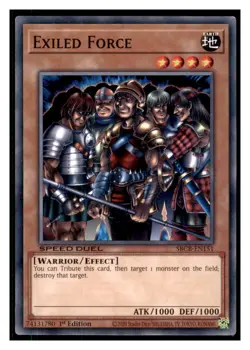 Yugioh Exiled Force #SBCB-EN151 Speed Duel: Battle City Box LP - Image 1